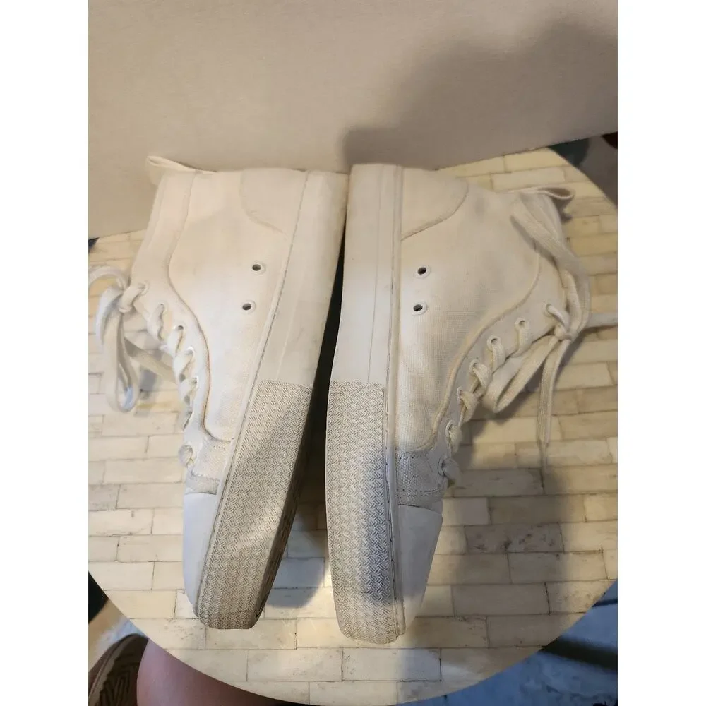 Tory Burch high-top canvas sneakers size 9.5